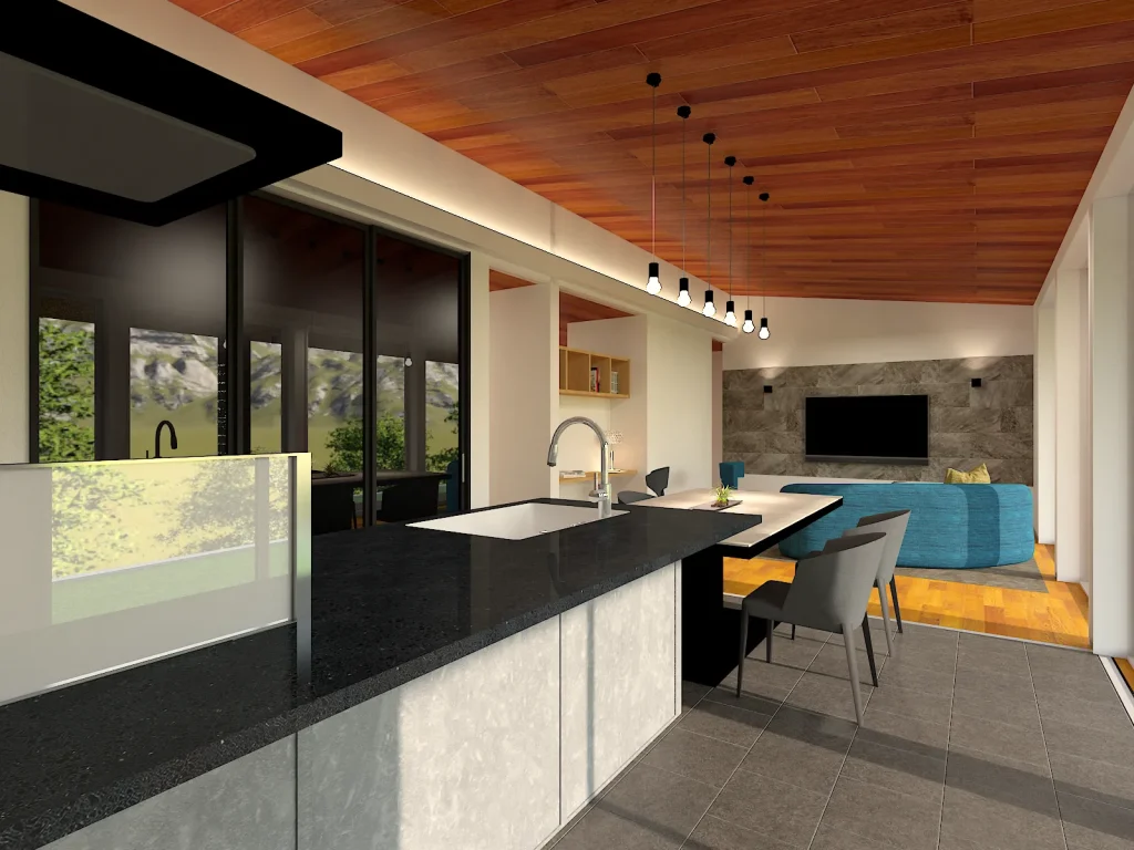 デザイナーズ平屋キッチン