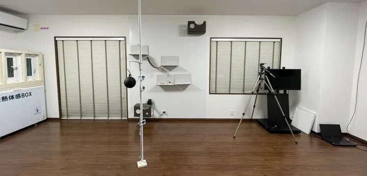 中野展示場開発実験棟の様子