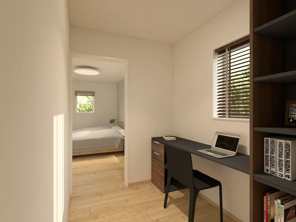 主寝室+書斎