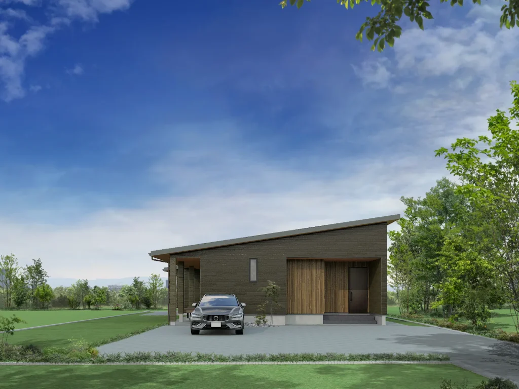 デザイナーズ平屋外観